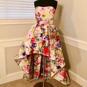 Sherri Hill NWT 6 floral high low dress Prom